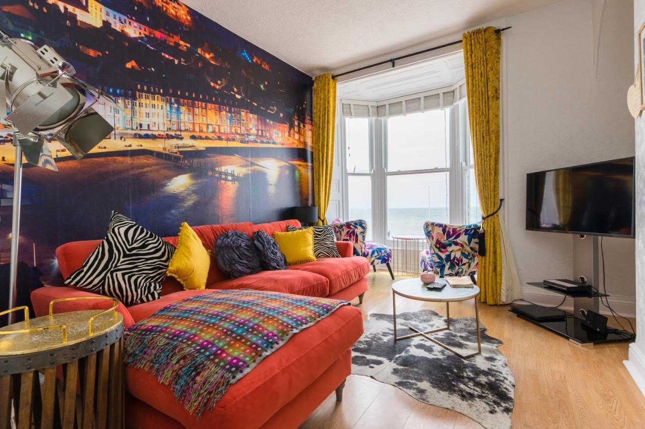 Sea View Ar Lan Y Mor Luxury Apartment Aberystwyth Exterior photo
